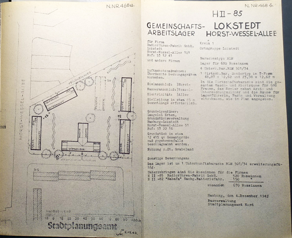 3683 Lageplan Gemeinschaftsarbeitslager