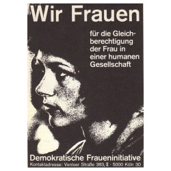 4460 Plakat Demokratische Fraueninitiative